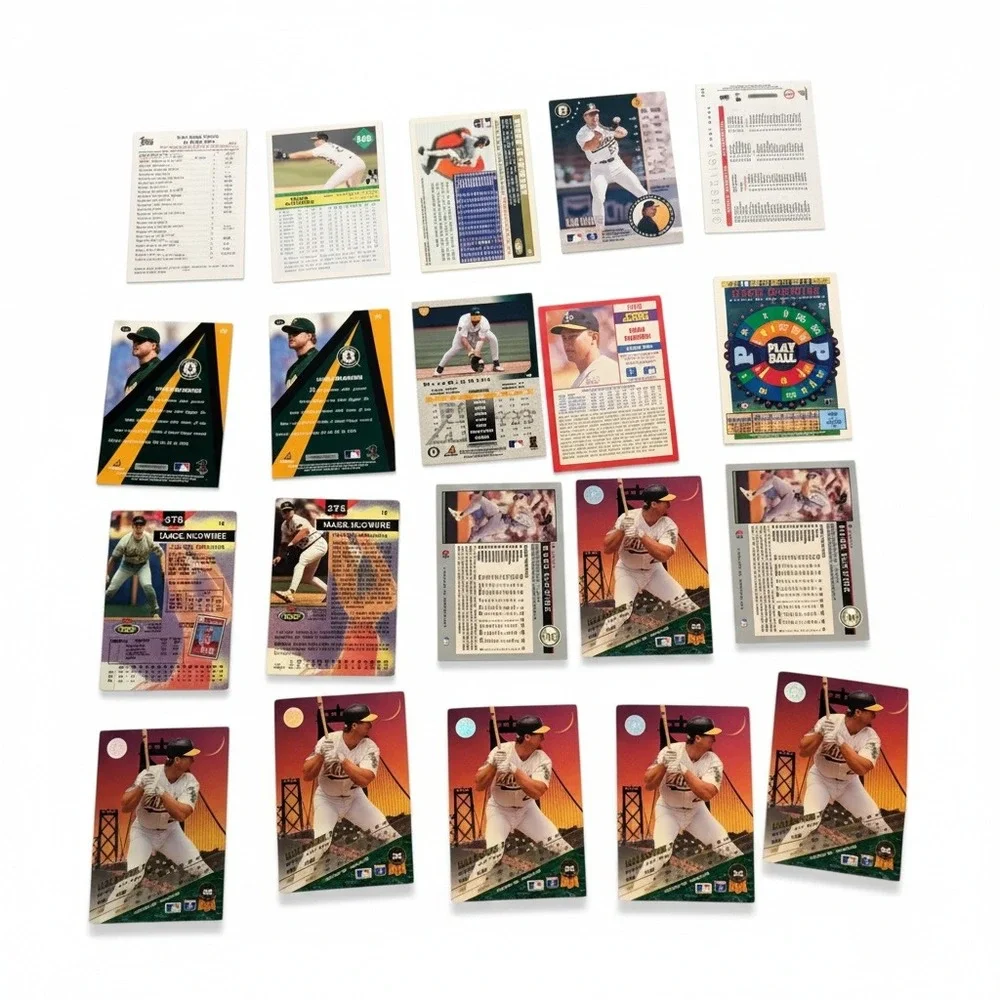 Mark McGwire Baseball Card Lot 19 Oakland A's Mixed Brand Raw Vintage MLB